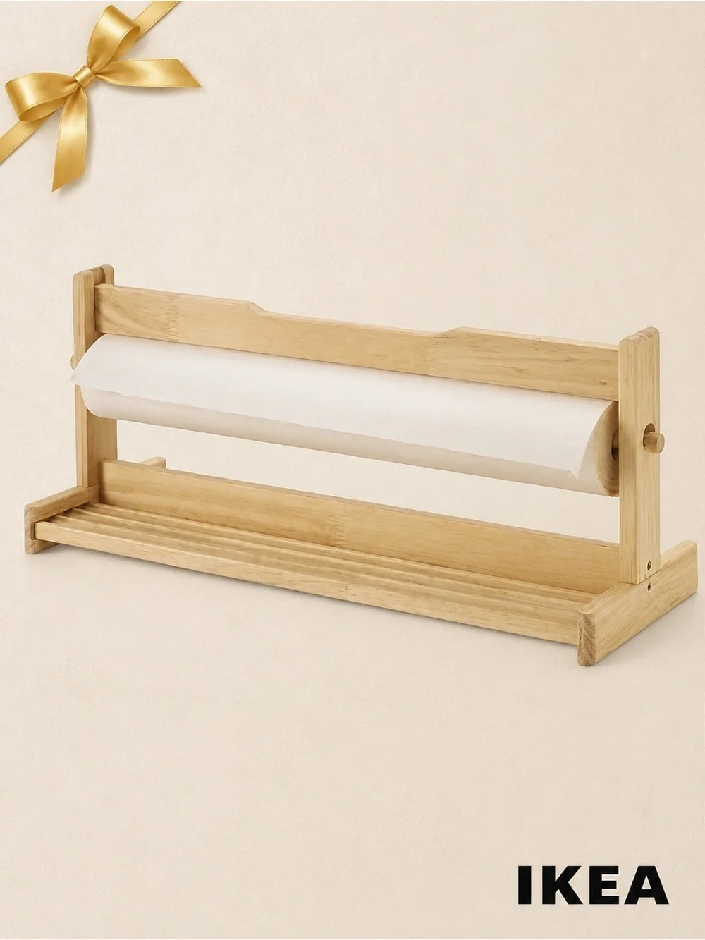 IKEA MALA Wooden Paper Roll Dispenser New In Box